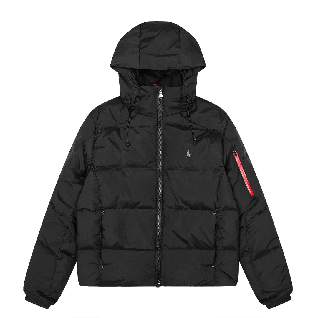 P720 Top quality" Style number: 9004# [Ralph Lauren winter basic classic embroidered men's and women's couple's same style hooded down jacket] ✅Ralph Lauren American retro arm zipper high version top-level down filling winter down jacket ✅100% high-quality white duck down, high version top-level down filling ✅Double-layer inner velvet to strictly prevent velvet running ✅Built-in adjustable drawstring, windproof and cold-proof, considerate and in place ✅Original version The maximum size can be worn up to 200 pounds. Loose and comfortable, no pressure. ✅Same style for male and female couples. Recommended OOTD outfits in winter~ Size: S-XL Color: Black White Khaki Navy Blue Light Blue